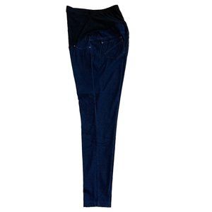 Time and Tru Women’s Maternity Blue Denim Stretch Skinny Jeans with Full Panel S